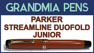 PARKER STREAMLINE DUOFOLD JUNIOR FOUNTAIN PEN
