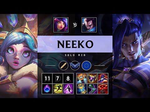 Neeko Mid vs Yasuo - EUW Diamond Patch 25.18
