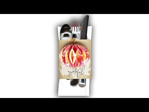 Honeycomb Pumpkin with Gel Prints