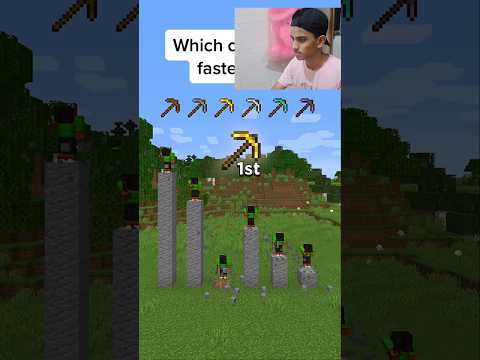 "EPIC REACTION: Kishor finds INSANE Minecraft pickaxe!" 🤯 #clickbait #minecraft