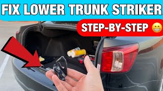 HOW TO: Fix / Repair / Replace 2006 - 2013 Lexus IS 250, IS 350, ISF Trunk Striker / Latch