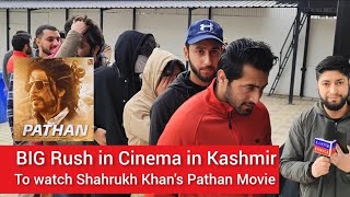 After 33 Years, Big Lines witnessed outside Cinema in Kashmir to Watch Sharukh Khan's Pathaan Movie