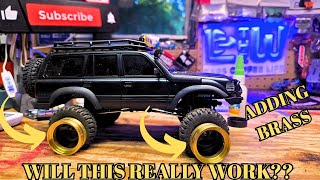 Adding Brass Wheel Weights To The FMS FCX18 Will This Really Work?