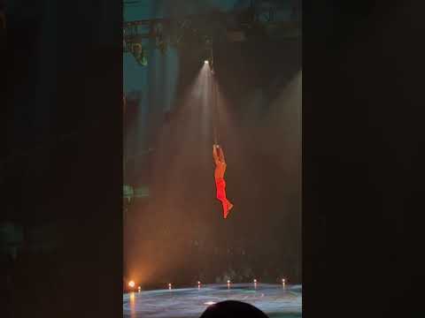 Gran acto de John Gilkey  en el Cirque du Soleil  Quidam