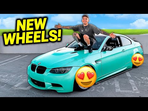 NEW WHEELS FOR MY BMW E92 M3!!! *Rebuilding My First Car*