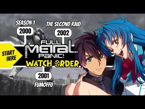 How to Watch "Full Metal Panic!" in Order?
