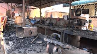 Incendie au marché Paspanga : la Chambre de Commerce et d'Industrie constate les dégâts