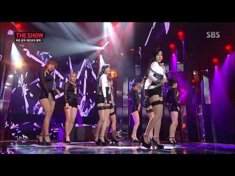 140122 더쇼 Rainbow Blaxx cha cha