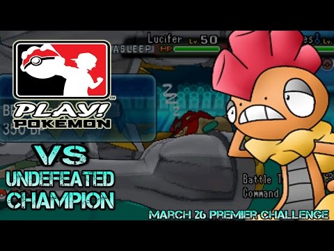 VGC Premier Challenge Chronicles: vs Undefeated March 26th Champion