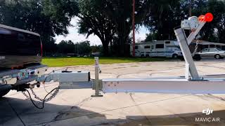 2019 NTTRIHD 38 ft All Aluminum Boat Trailer