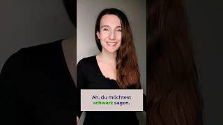 Wie sagt man "SCHWARZ" richtig? (Deutsch Aussprache | Gut sprechen lernen) #shorts