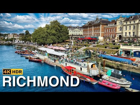 Richmond: The Most Picturesque Town in England | London Walking Tour in 4K HDR