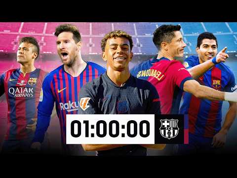 1 HOUR of AMAZING Barcelona Goals! 🔥🔝