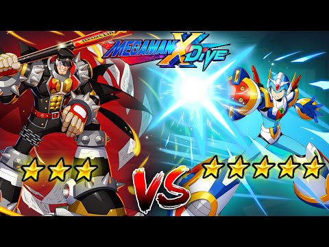 Gangsta Boy Sigma 3* Vs Fourth Armor X 5* - Mega Man X DiVE (Mobile Controls PvP) | X Vs Sigma