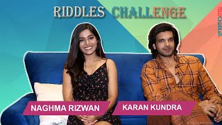Karan Kundra and Naghma Rizwan take up the TC Riddles Challenge | TC Bhujo Toh Jane | Tellychakkar video