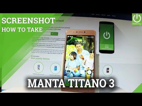 How to Screenshot on MANTA Titano 3 - Edit / Share / Delete Screnshot