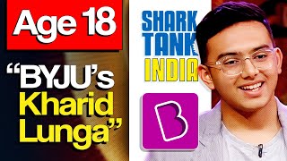 THIS 18 Year Old School Dropout Wants To Buy BYJU's!🤯 | Shark Tank India | Ishan Sharma