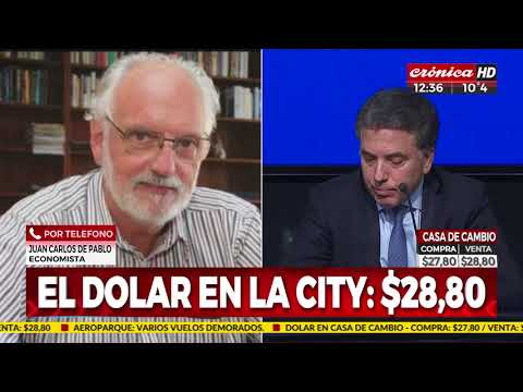 Juan Carlos de Pablo habló sobre la fluctuación del dólar