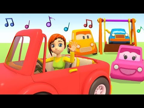 Canções de carros. A escola de carros. Animação infantil.