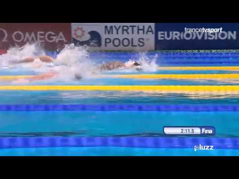 relai 4x100 Homme 28 juillet 2013 Barcelone (France Television)