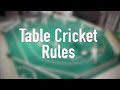 Table Cricket Rules: How To Play This Miniature Table Top Game