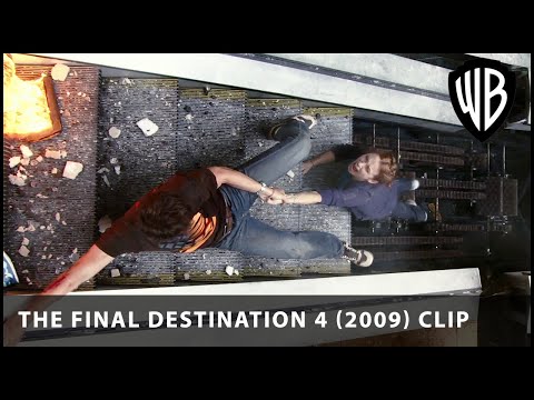 Swallowed by the escalator...