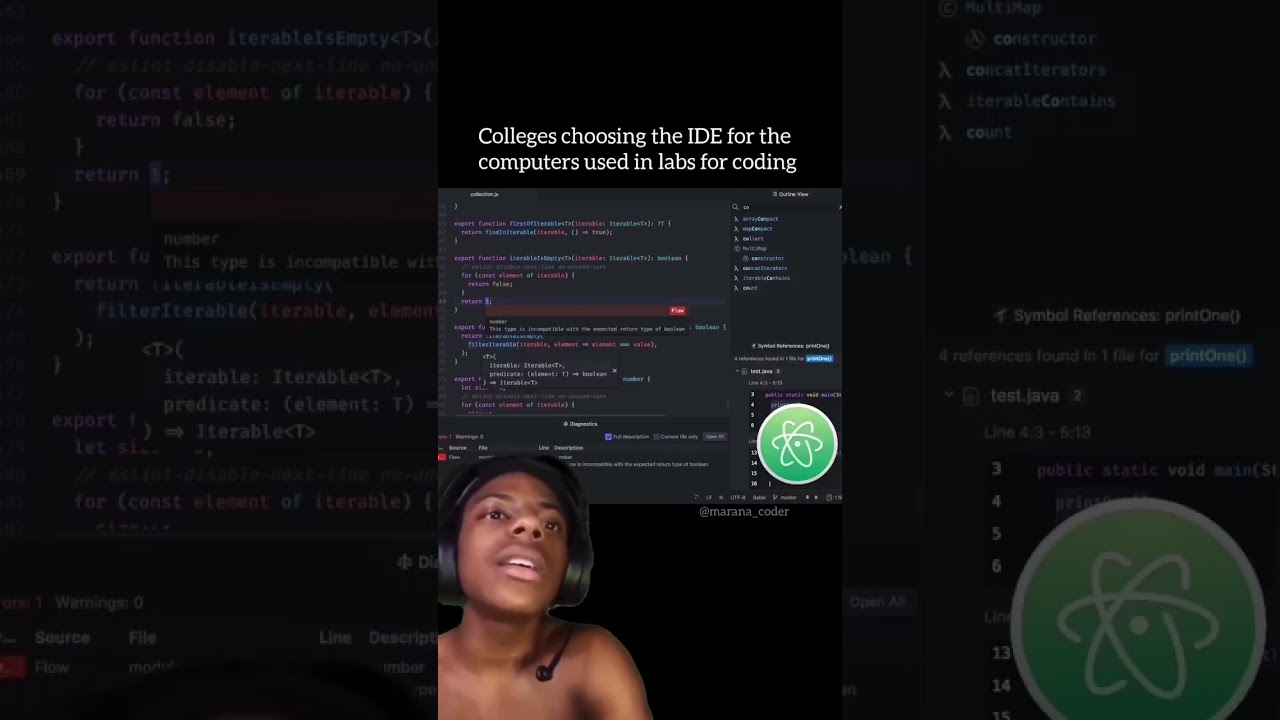 IDE in college Lab #memes #coding #codinglife #vscode