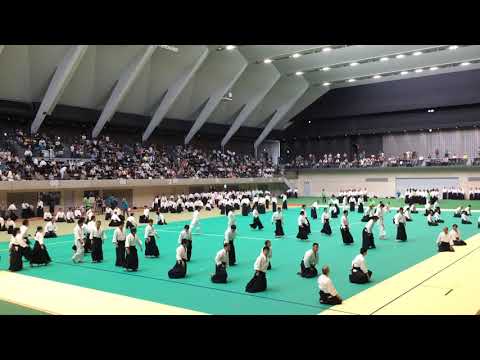Amazing Aikido Enbukai time-lapse at 12th International Aikido Federation Congress