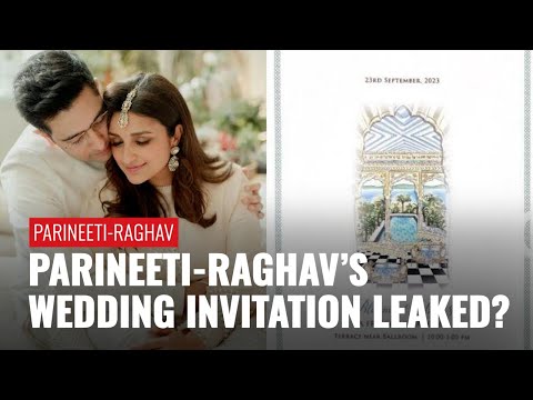 Parineeti Chopra, Raghav Chadha Wedding Invitation Leaked, Check Out The Details | Zee News English