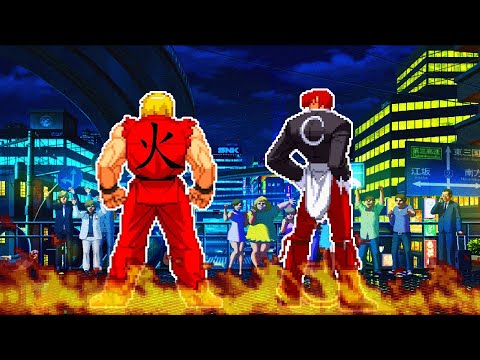 SHIN KEN VS IORI YAGAMI! THE NEW BEST FIGHT EVER MADE!