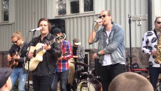 Kuningasidea - *New song* @  Kahvila Siilin avajaiset, Helsinki 23.6.2015