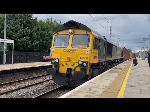 Freightliner 66538 passes Bushey with an Imperial March!