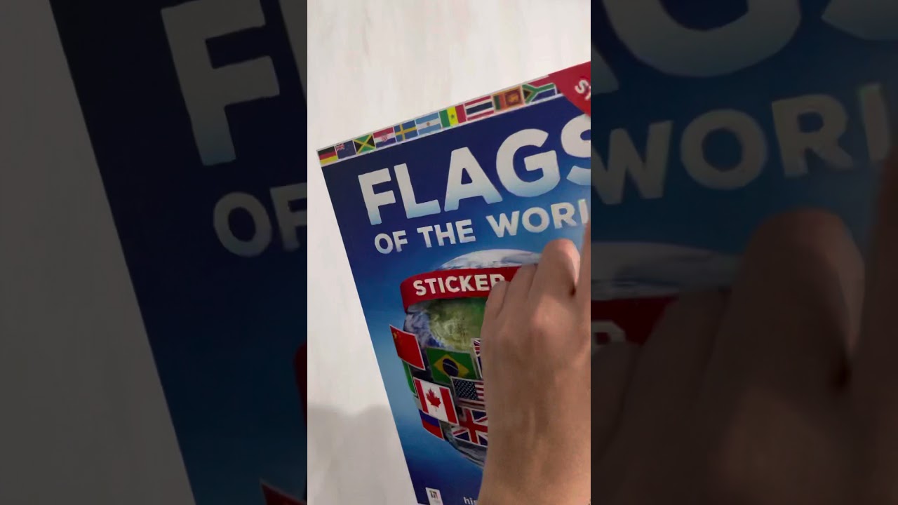 Flags Of The World Sticker Book