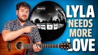 How To Play - Lyla - Oasis - Guitar Lesson - Guitar Tutorial - Acoustic Guitar