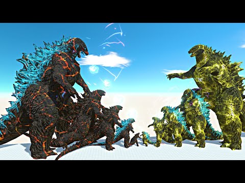 Volcano's war against Electricity - Lava Godzilla 2021 vs Electricity Itself - ARBS