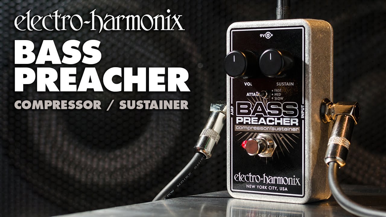 Electro Harmonix Bass Preacher Compression/Sustain Pedal