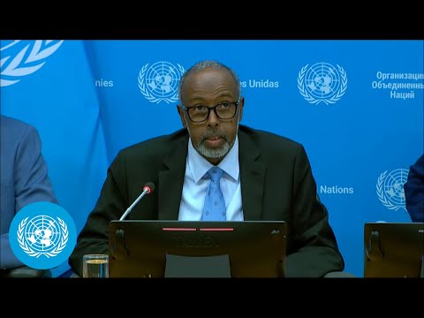 Security Council program of work for January - Somalia President Presser | United Nations