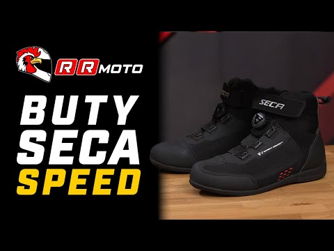 SECA SPEED - krótkie wentylowane buty motocyklowe
