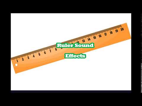 Ruler Sound Effects