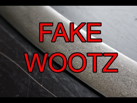 FAKE WOOTZ: Replicating crucible steel patterns