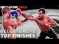 Top Brutal Finishes From Bellator 275 Fighters | Bellator MMA