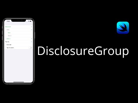 SwiftUI - Disclosure Group | How we can use disclosure group in SwiftUI
