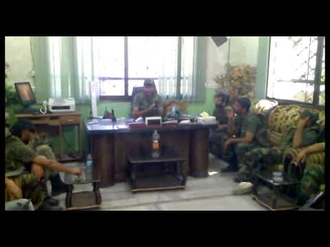 تقرير مرئي يظهر فيه أبو الحكم قائد كتيبة أنوار الحق العاملة في الرقة