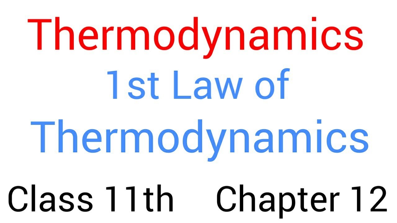 1st law of thermodynamics class 11th chapter 12th Physics concept