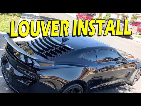 How to: Louvers Install Guide - iKON Motorsports