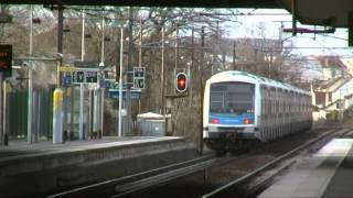 preview picture of video 'Trains sur la L.4 au Yvris Noisy le grand'