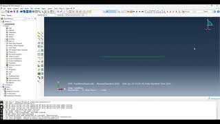Cantilever beam using python script