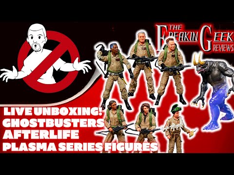 LIVE UNBOXING! Ghostbusters Afterlife Plasma Series Figures