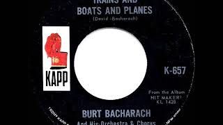1st RECORDING OF: Trains And Boats And Planes - Burt Bacharach (1965)