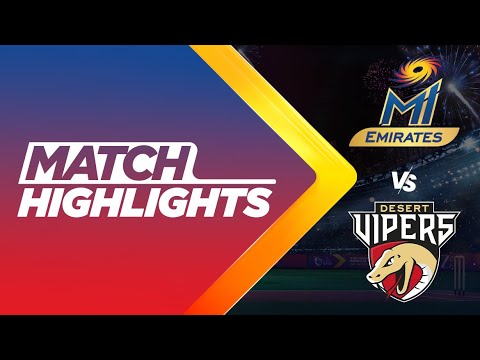 ILT20 S4 | हिंदी - Cricket Highlights | Kieron Pollard और Lockie Ferguson| MIE vs DV - M 09 |9th Dec